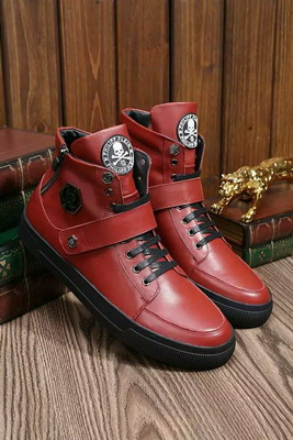 PhiliPP Plein High-Top Fashion Men Shoes--043